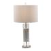 Everly Quinn 28.5" Table Lamp Marble/Fabric in White | 28.5 H x 15 W x 15 D in | Wayfair B23D48F44D8F4EB29789A951FE52E1A6