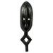 World Menagerie Hand Carved Authentic African Mask Wall Décor in Black/Brown | 21.8 H x 5.5 W x 2.8 D in | Wayfair 262999