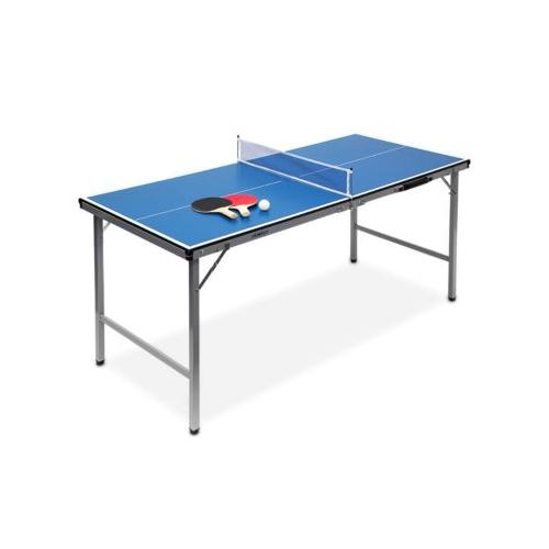 Klappbare Tischtennisplatte blau