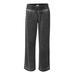 J America JA8914 Women's Zen Pant in Twisted Black size XS | Cotton/Polyester Blend 8914