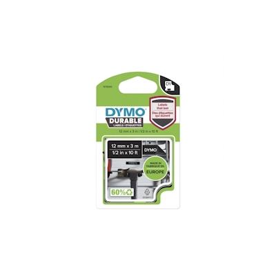 DYMO D1 Schriftbandkassette weiß/schwarz, 12 mm x 3 m Image
