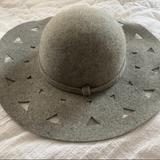 Anthropologie Accessories | Anthropologie Renee Nyc Accessories Wool Felt Hat | Color: Gray | Size: Os