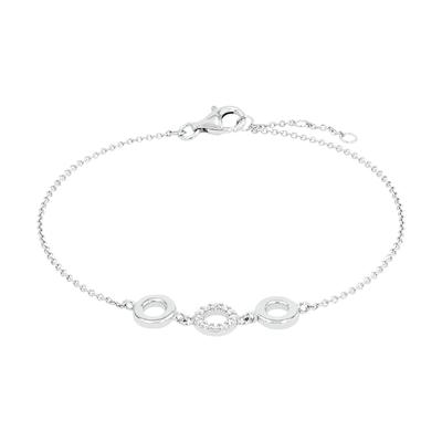 amor Armband Silber Weiss Damen
