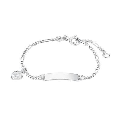 amor Identarmband Silber Weiss Damen