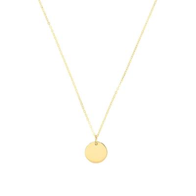 amor - Kette mit Anhänger für Damen und Herren, Unisex, Gold 585 Ketten 1 ct Weiss