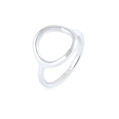 Elli Kreis Rund Geo Statement 925 Sterling Silber 54 Damen Image