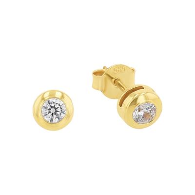 amor - Ohrstecker Ohrringe 1 ct Weiss Damen Image