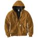 Carhartt Men's Quilted-Flannel Lined Duck Active Jacket (Size XL) Carhartt Brown, Cotton