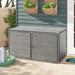 FORCLOVER Garden Patio 88 Gallon Rattan Deck Box Wicker/Rattan | 25.5 H x 45 W x 23.5 D in | Wayfair HWY1-HW62862