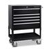 Montezuma 30.83" W 5 Drawer Bottom Rollaway Chest Steel in Black/Gray | 35.94 H x 30.83 W x 18.11 D in | Wayfair BK3005UC