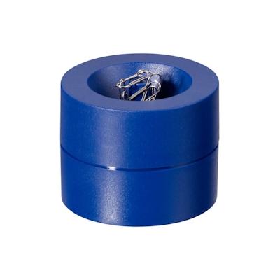 MAUL Klammerspender, blau, aus bruchsicherem Kunststoff, Ø 7,3cm, Höhe 6cm
