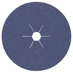 Vulkanfiberscheibe K.60 D.125mm f.Stahl/VA Zirkon-Korund Image