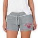 Women's Concepts Sport Gray Utah Utes Mainstream Terry Shorts