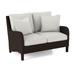 Braxton Culler Gibraltar 52" Round Arm Loveseat w/ Reversible Cushions Cotton/Polyester/Other Performance Fabrics | 36 H x 52 W x 36 D in | Wayfair