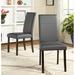 Red Barrel Studio® Raiens Parsons Upholstered Dining Chair Upholstered in Gray | 37.1 H x 21.3 W x 17.1 D in | Wayfair