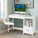 Corrigan Studio® Jeterson Desk Wood in White | 30.5 H x 47.5 W x 20 D in | Wayfair 692674FBBB714E81BBD7A136126A40C1