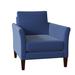 Armchair - Red Barrel Studio® Garysburg 31.75" Wide Armchair Polyester/Other Performance Fabrics in Blue/Brown | 33 H x 31.75 W x 36.75 D in | Wayfair