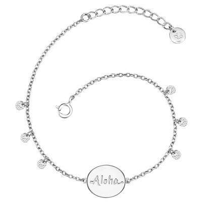 Glanzstücke München - Armband Aloha Sterling Silber in Silber Armbänder & Armreife Damen