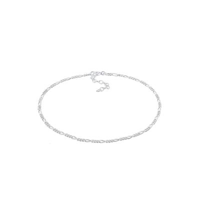 Elli - Figarokette Sommer Strand Zeitlos Basic 925 Silber Fußketten 1 ct Damen (39.99 € / 1 ct)