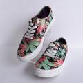 Vans Shoes | * Vans Hawaiian Floral Print Authentic Low Shoe | Color: Black/Pink | Size: 7.5