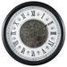 Williston Forge Oversized Beecher 28" Wall Clock Metal in Black | 28 H x 28 W x 3.8 D in | Wayfair 14810DC266254F64B965B43A5A176AA7