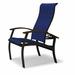 Red Barrel Studio® Hinch Patio Dining Chair Sling in Black | 39 H x 28.5 W x 30 D in | Wayfair BAFECF4BA4BB41D59124966528BBB99E