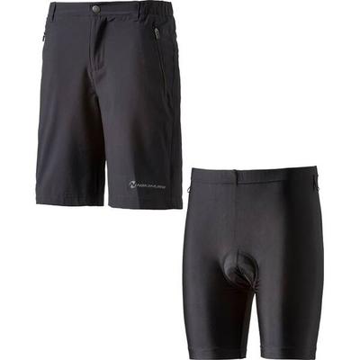 NAKAMURA Kinder Radshorts Itonio, Größe 140 in Schwarz