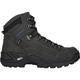 LOWA Herren Multifunktionsstiefel Herren Wanderschuhe Renegade GTX Mid, Größe 44 ½ in Schwarz/Dunkelgrau/Blau