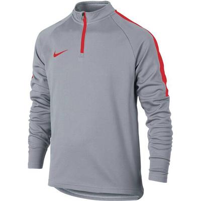 NIKE Kinder Fußball Sweatshirt "Dry Academy Drill Top" Langarm, Größe XS in Grau