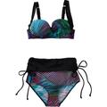 TECNOPRO Damen BikiniFranya, Größe 44D in Schwarz/Multicolor