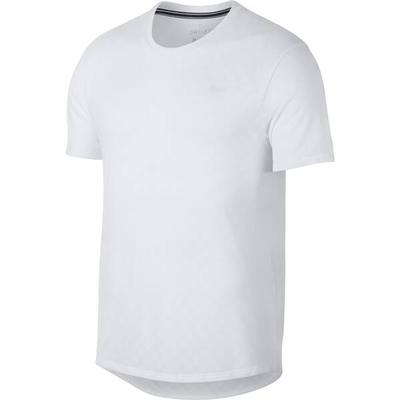 NIKE Herren Tennisshirt Challenger Kurzarm, Größe S in Grau
