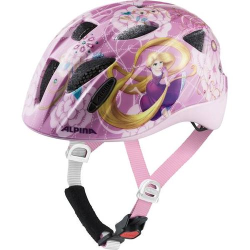 ALPINA Kinder Fahrradhelm ALPINA XIMO Disney Rapunzel, Größe 47 in Rot