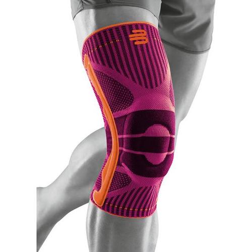 BAUERFEIND Kniebandage, Bandage Knie Sports Knee Support, Größe XL in Pink