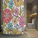 Wildon Home® Ells Floral Single Shower Curtain Polyester | 93 H x 70 W in | Wayfair 97636CAEC6A44E05B1A3BAF614182520