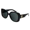 Versace Women's 0VE4387 Sunglasses, Black/Grey, 56/19/140