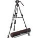 Manfrotto 504X Fluid Video Head & 645 FAST Aluminum Tripod with Mid-Level Spreader MVK504XTWINFA