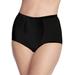 Plus Size Women's Brief 2-Pack Power Mesh Tummy Control by Secret Solutions in Black (Size 5X) Underwear