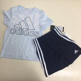 Adidas Matching Sets | Adidas Boy Shorts Top Outfit Set 6207 | Color: Black | Size: Various