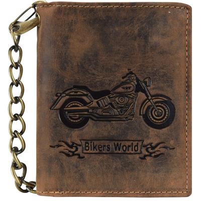 Greenburry Vintage Bike Geldbörse Leder 10 cm braun Braun Herren Image