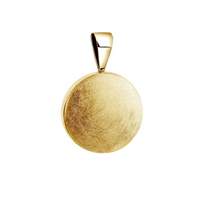 Nenalina Kreis Plättchen Geo Rund Trend Basic 925 Silber goldfarben Damen Image