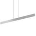 Koncept Kenneth Ng and Edmund Ng Sub 124 Inch LED Linear Suspension Light - SUB-S1-SW-SIL