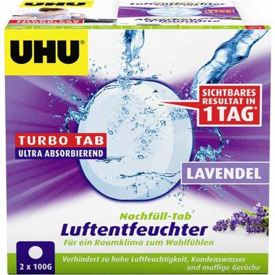 UHU Luftentfeuchter Nachfülltabs, Lavendel, 2 x 100 g Luftentfeuchter