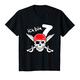 Kinder 7 Jahre alt Geburtstag Junge Totenkopf Pirat T-Shirt