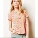 Anthropologie Tops | Anthropologie Blouse | Color: Pink/Yellow | Size: S