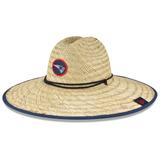 Men's New Era Natural England Patriots NFL Training Camp Official Straw Lifeguard Hat