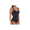 Miraclesuit Womens Network Madero Firm Control Swimsuit Size 18 in Midnight