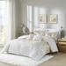 Intelligent Design Full/Queen Metallic Animal Printed Comforter Set in Ivory/Gold - Olliix ID10-1867