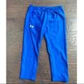 Under Armour Pants & Jumpsuits | (Nwot) Under Armour // Blue Capri Legging | Color: Blue | Size: Xs