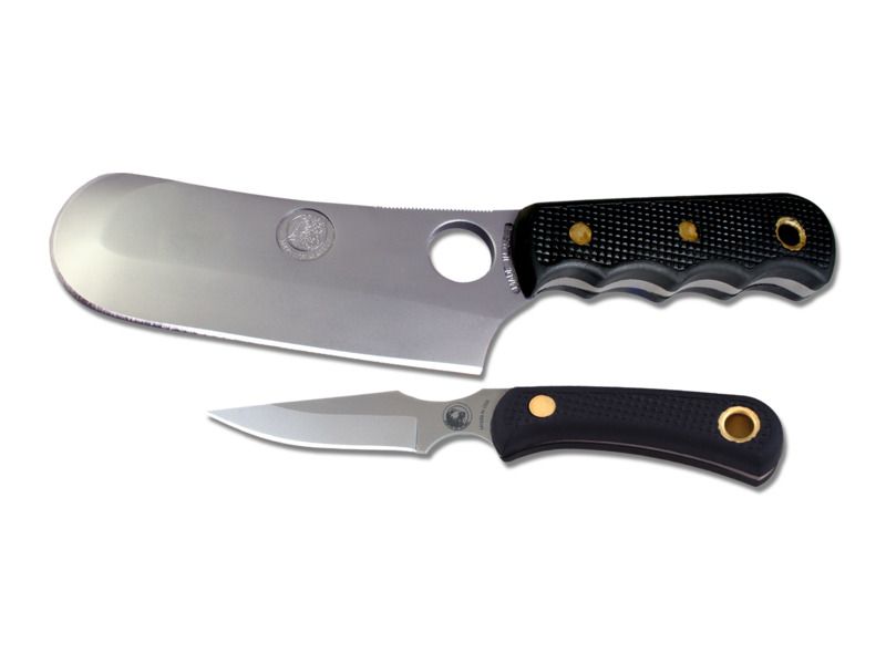 Knives of Alaska Brown Bear Cub Combo Suregrip Handle Knives Black 00003FG