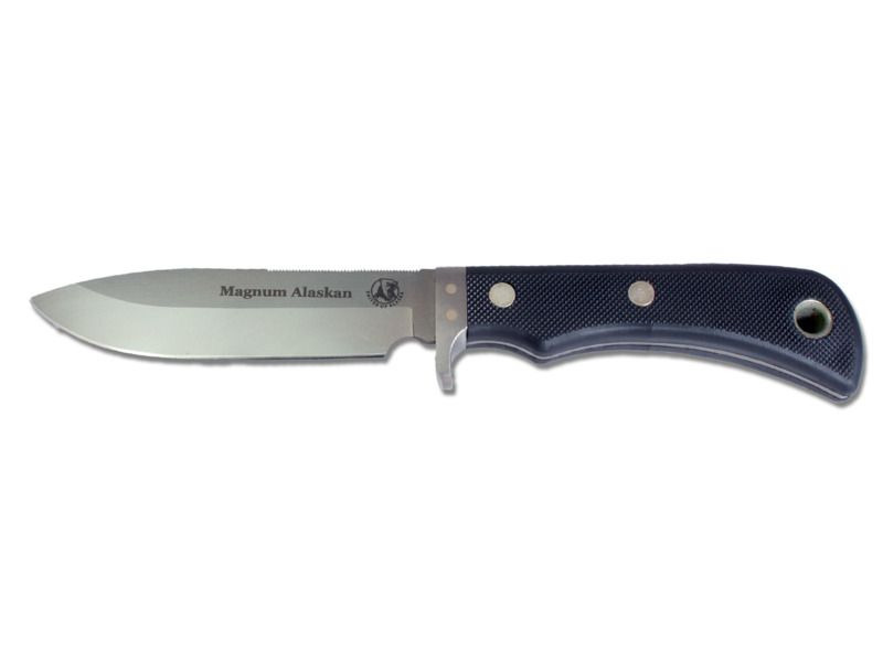 Knives of Alaska Magnum Alaskan Knife Suregrip Handles Black 00157FG